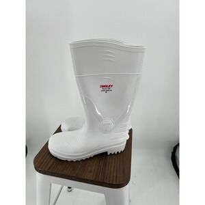 Tingley Pilot G2 White Waterproof Rubber Knee Boots Plain Toe 31168 Womens 8‎